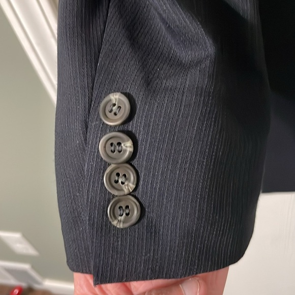 Ralph Lauren NWOT Dillard’s Men’s Wool Navy Pin Stripe Suit Coat Size 40R - Picture 5 of 10